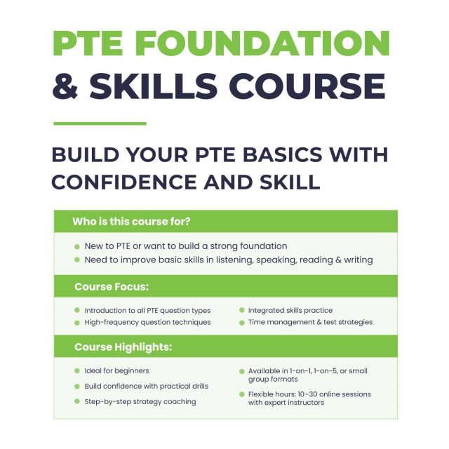 PTE Foundation & Skills